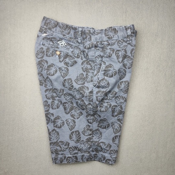 Bonobos Shorts Mens 32 Blue Floral 10" Standard Maide Chino Golf School Work - Picture 1 of 12